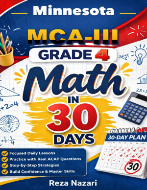 Minnesota MCA-III Grade 4 Math in 30 Days cover
