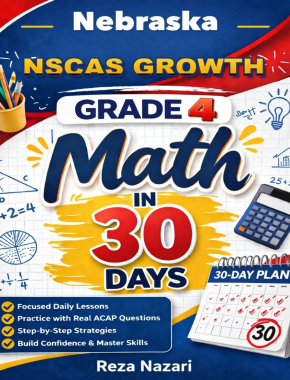 Nebraska NSCAS Growth Grade 4 Math in 30 Days