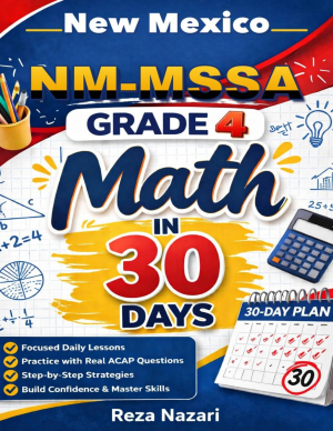 New Mexico NM-MSSA Grade 4 Math in 30 Days cover