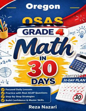 Oregon OSAS Grade 4 Math in 30 Days cover