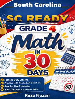 South Carolina SC READY Grade 4 Math in 30 Days