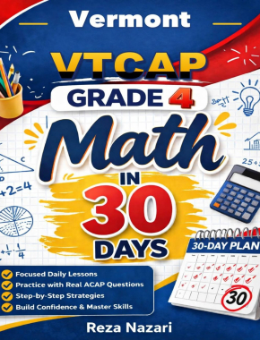 Vermont VTCAP Grade 4 Math in 30 Days