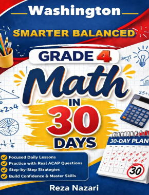 Washington Smarter Balanced Grade 4 Math in 30 Days