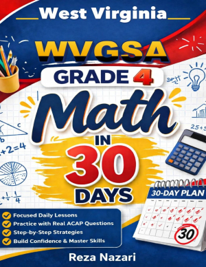 West Virginia WVGSA Grade 4 Math in 30 Days cover