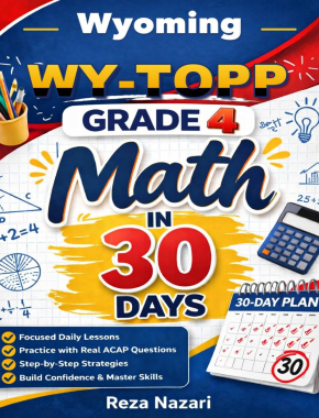 Wyoming WY-TOPP Grade 4 Math in 30 Days