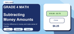 Subtracting Money Amounts for 4th Grade