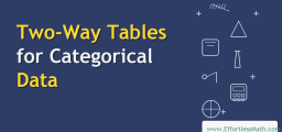 Two-Way Tables for Categorical Data: Complete Guide with Video and Examples