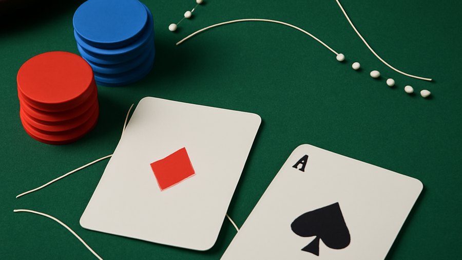 Dragon Bonus, Lucky 6, Tiger: A Math Tour of Baccarat Side Bets educational illustration about Dragon Bonus: the natural-and-margin bet