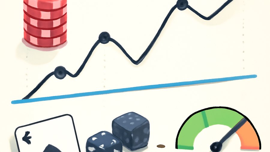 Flat Betting vs. Progressive Betting: A Variance Comparison educational illustration about The Distortion of Session-Level "Win Rate"