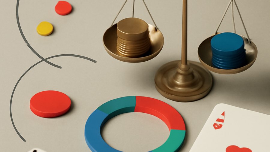 Gold Coins vs. Sweeps Coins: The Dual-Currency EV Worked Out educational illustration about The Legal Logic Behind the Split