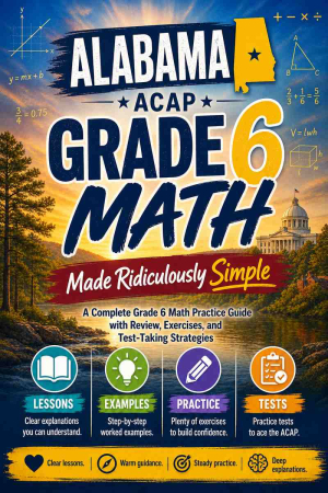 Alabama ACAP Grade 6 Math Made Ridiculously Simple