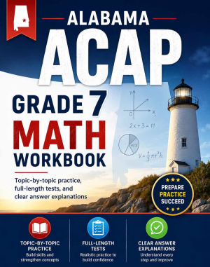 Alabama ACAP 7th Grade Math Workbook