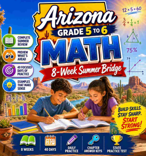 Arizona Summer Math Bridge Grade 5 to Grade 6