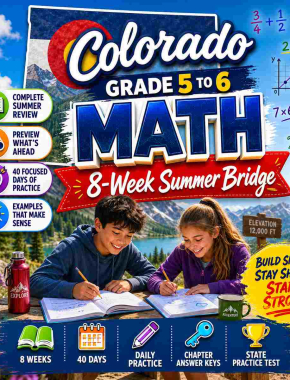 Colorado Summer Math Bridge Grade 5 to Grade 6