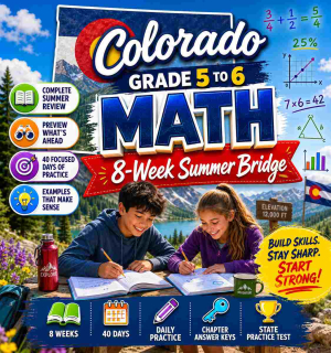 Colorado Summer Math Bridge Grade 5 to Grade 6