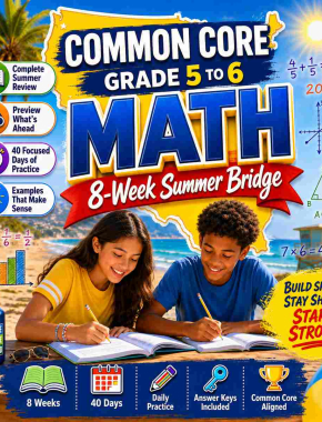 Common Core Summer Math Bridge Grade 5 to Grade 6