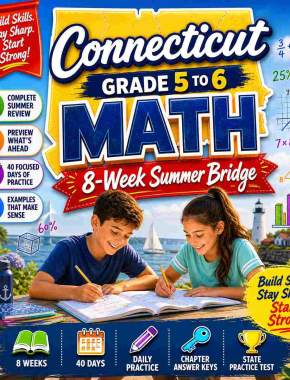 Connecticut Summer Math Bridge Grade 5 to Grade 6
