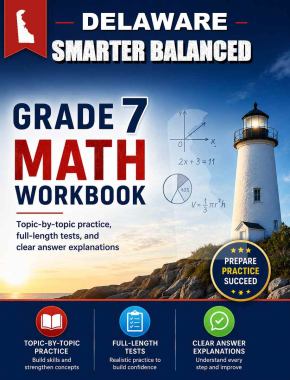 Delaware Smarter Balanced 7th Grade Math Workbook