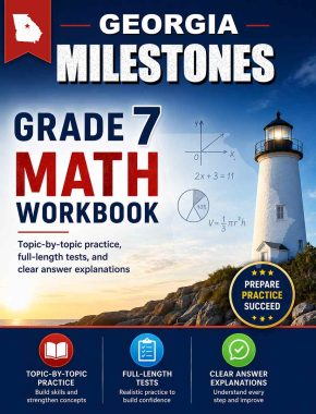 Georgia Milestones 7th Grade Math Workbook