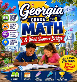 Georgia Summer Math Bridge Grade 5 to Grade 6