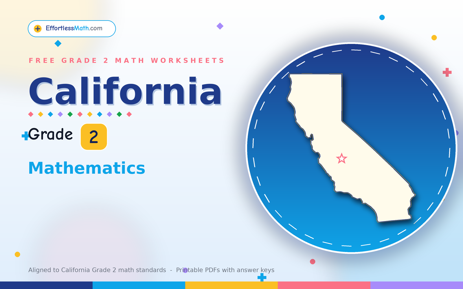 California Math 7th Grade Course 2 Textbook Pdf File Free Printable Grade 2 Math Worksheets for California | Effortless Math