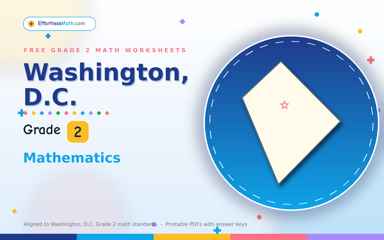 Dc Math Squred Free Washington, D.C. Grade 2 Math Worksheets | Effortless Math