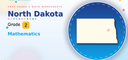 Free Printable Grade 2 Math Worksheets for North Dakota