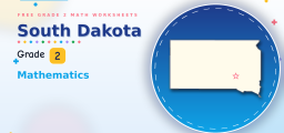 Free Printable Grade 2 Math Worksheets for South Dakota