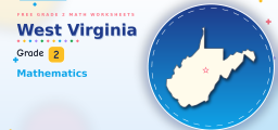 Free Printable Grade 2 Math Worksheets for West Virginia