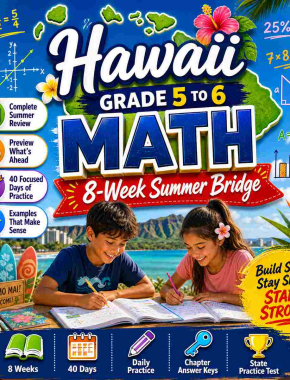 Hawaii Summer Math Bridge Grade 5 to Grade 6
