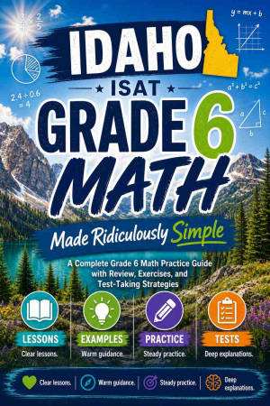 Idaho ISAT Grade 6 Math Made Ridiculously Simple