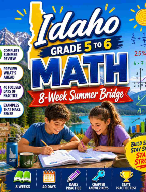 Idaho Summer Math Bridge Grade 5 to Grade 6