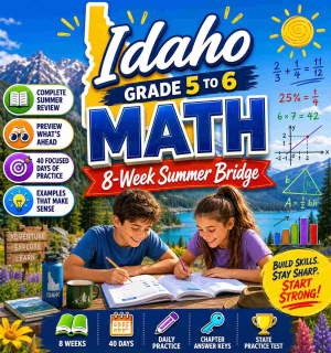 Idaho Summer Math Bridge Grade 5 to Grade 6