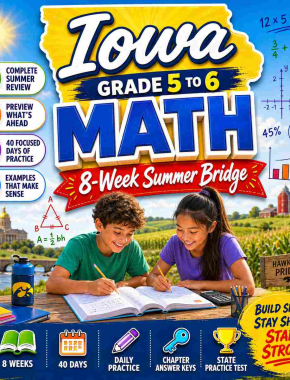 Iowa Summer Math Bridge Grade 5 to Grade 6