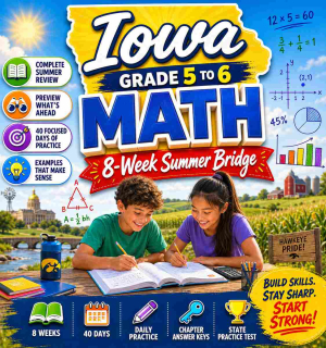 Iowa Summer Math Bridge Grade 5 to Grade 6
