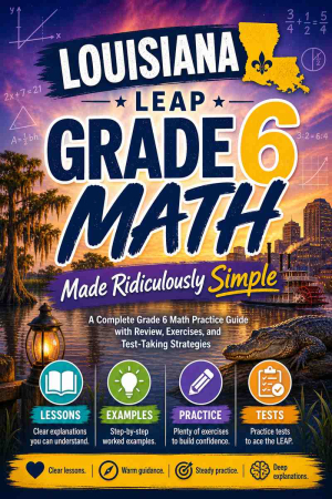 Louisiana LEAP Grade 6 Math Made Ridiculously Simple