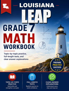 Louisiana LEAP 7th Grade Math Workbook