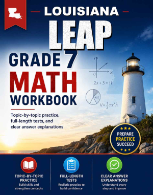 Louisiana LEAP 7th Grade Math Workbook
