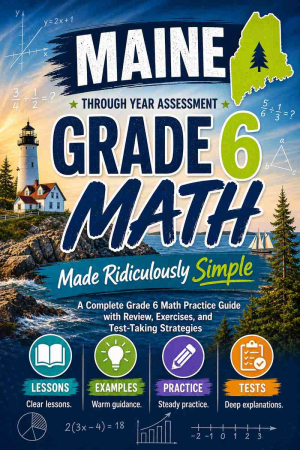 Maine TYA Grade 6 Math Made Ridiculously Simple