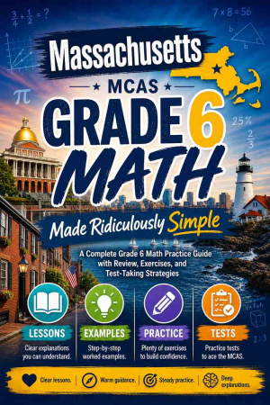 Massachusetts MCAS Grade 6 Math Made Ridiculously Simple