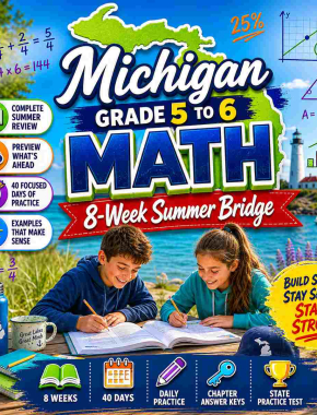 Michigan Summer Math Bridge Grade 5 to Grade 6