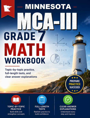 Minnesota MCA-III 7th Grade Math Workbook