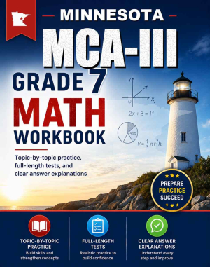 Minnesota MCA-III 7th Grade Math Workbook