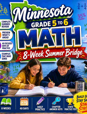 Minnesota Summer Math Bridge Grade 5 to Grade 6