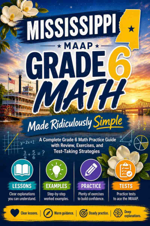 Mississippi MAAP Grade 6 Math Made Ridiculously Simple