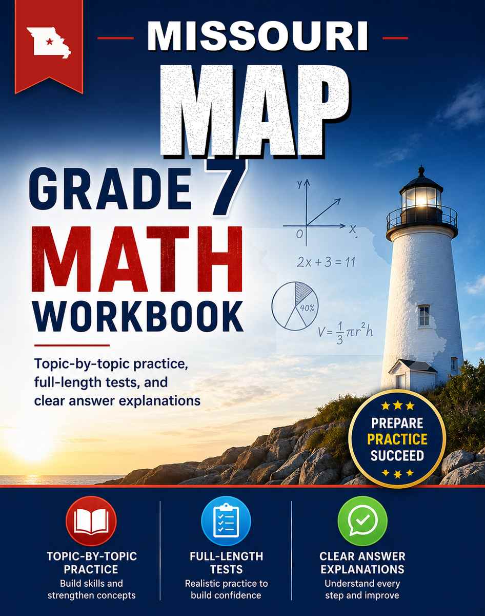 Missouri MAP 7th Grade Math Workbook