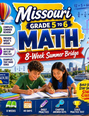 Missouri Summer Math Bridge Grade 5 to Grade 6