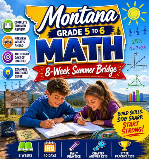 Montana Summer Math Bridge Grade 5 to Grade 6