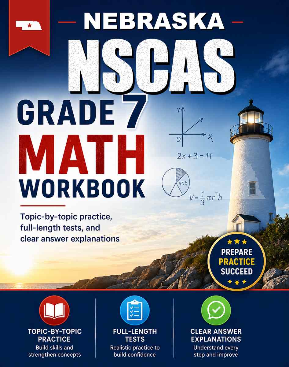 Nebraska NSCAS 7th Grade Math Workbook