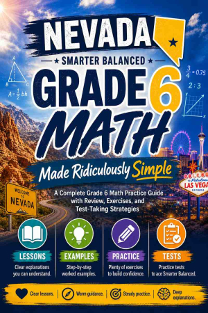 Nevada Smarter Balanced Grade 6 Math Made Ridiculously Simple